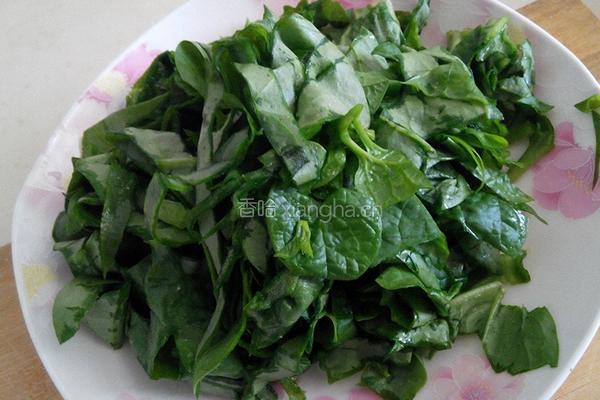 酱拌木耳菜的做法图解2