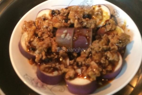 肉末蒸茄子的做法图解8