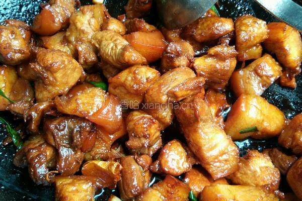 红烧肉烧土豆的做法图解8