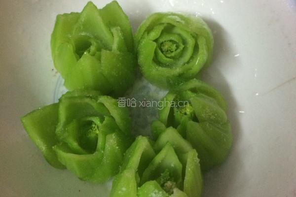 香菇蚝油菜心的做法图解7