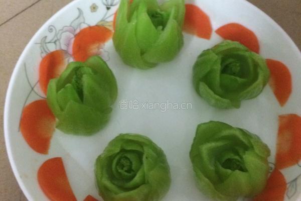 香菇蚝油菜心的做法图解8
