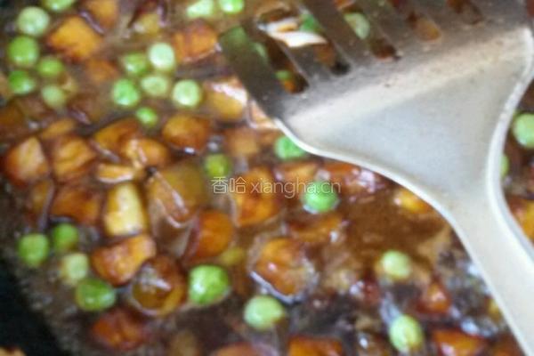 茄子氽面条。的做法图解3