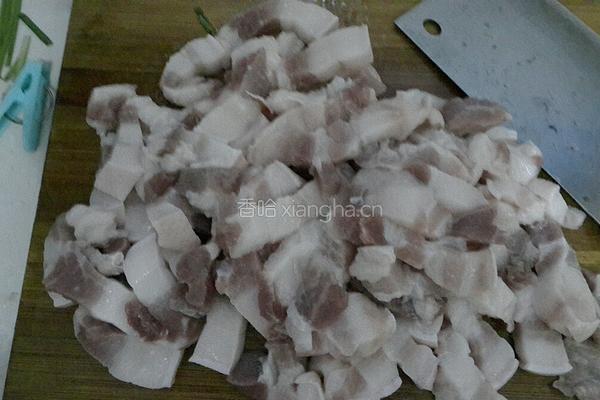 小葱红烧肉的做法图解2