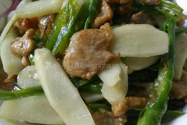 仔姜肉片的做法图解6