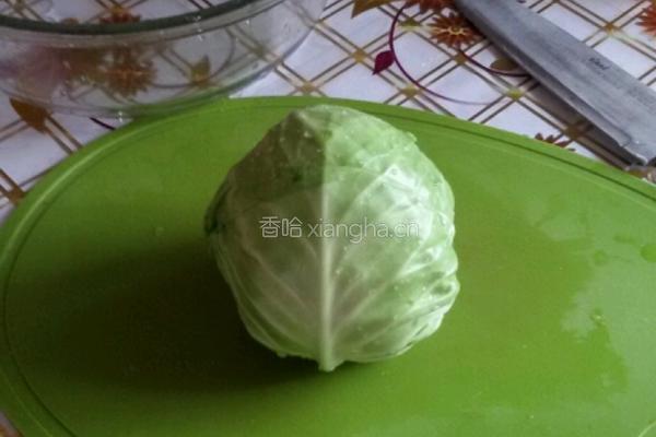 现做现吃的辣圆白菜的做法图解1