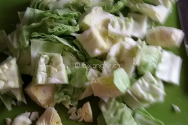 现做现吃的辣圆白菜的做法图解4
