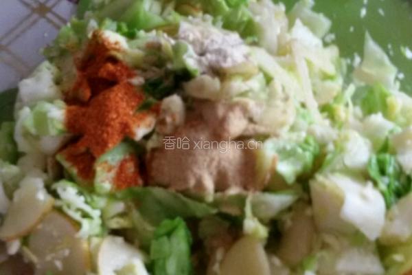 现做现吃的辣圆白菜的做法图解8