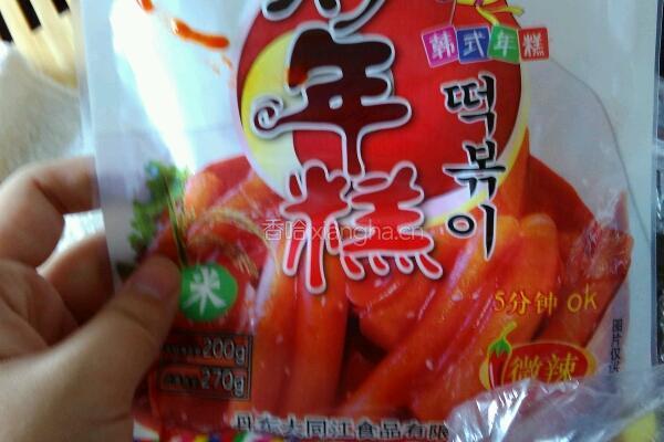韩国炒年糕的做法图解1