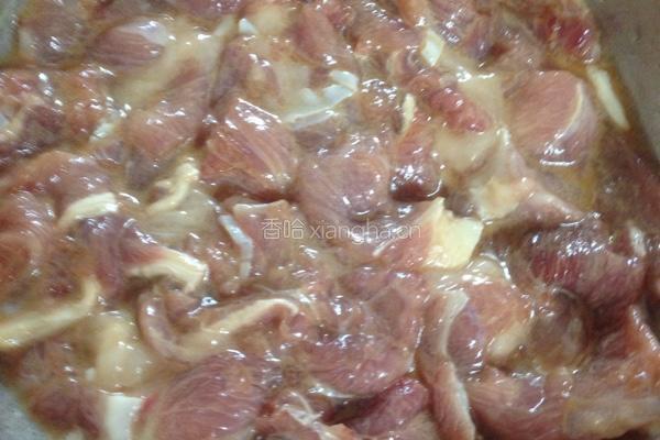 金针菇炒肉的做法图解2