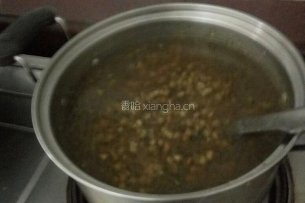 西米绿豆甜汤