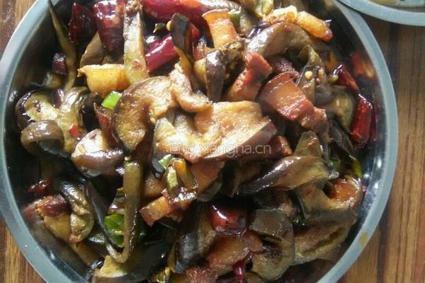 坨坨肉烧茄子的做法图解6