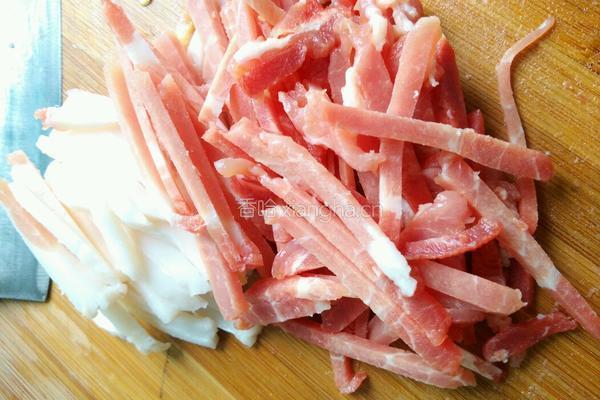 毛豆米炒肉丝的做法图解4