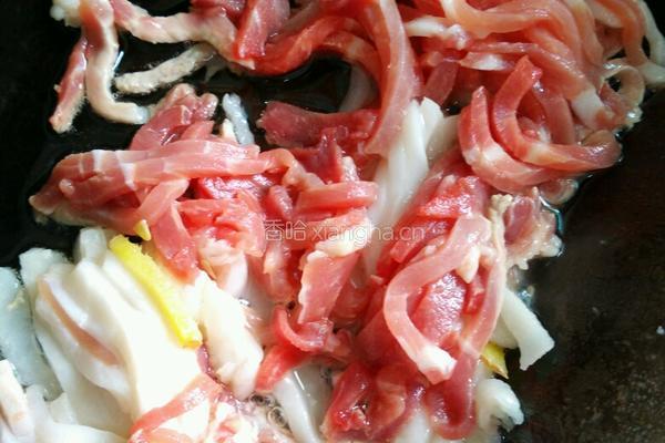 毛豆米炒肉丝的做法图解5