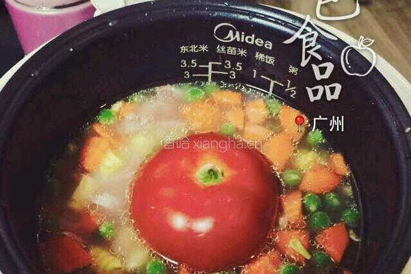 西红柿饭的做法图解2