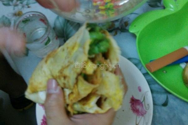 煎饼果子的做法图解3