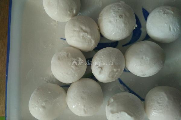 微波汤圆饼的做法图解2
