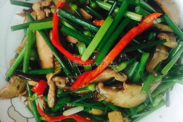 香菇韭菜苔的做法图解5
