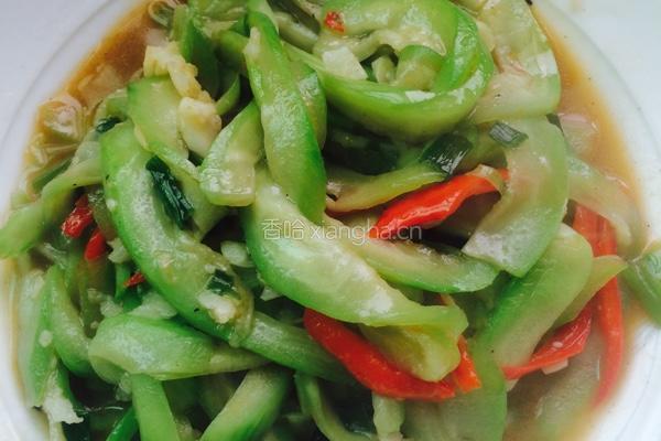 蒜蓉丝瓜的做法图解6