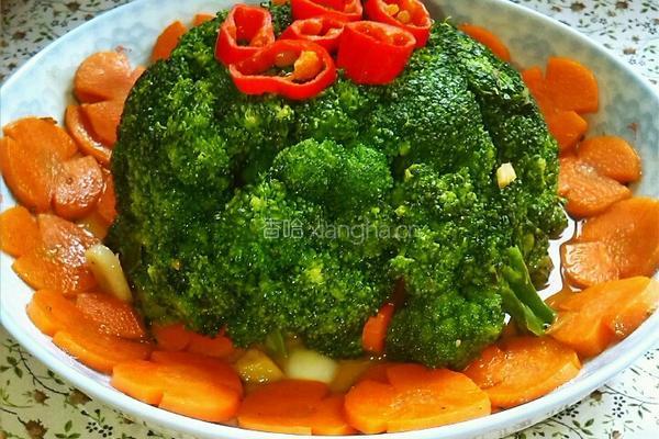 胡萝卜炒西兰花的做法图解10