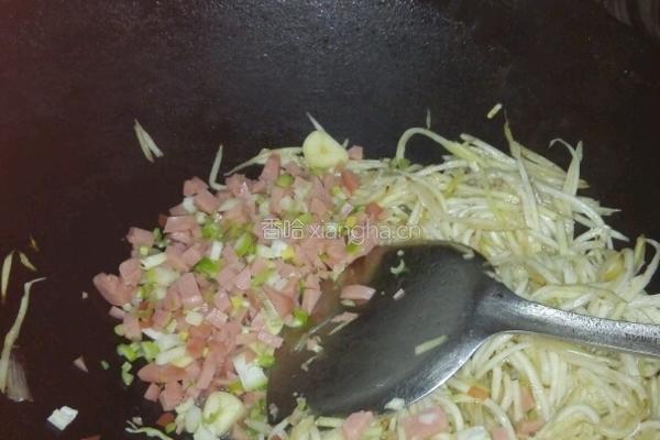 火腿茭白的做法图解5