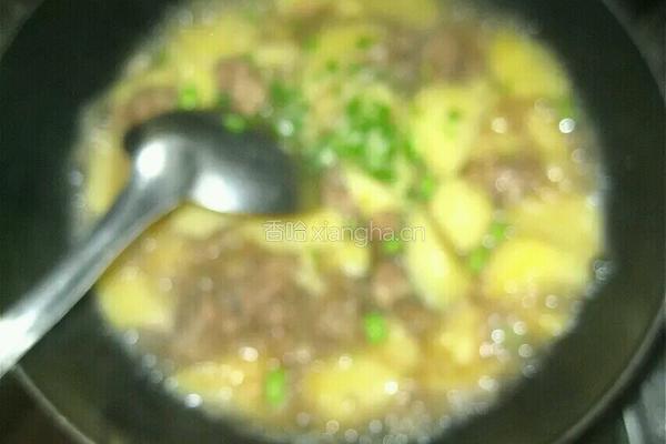 土豆鸭肉炖粉丝的做法图解5