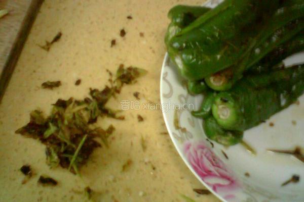 虎皮青椒炒肉丝的做法图解3