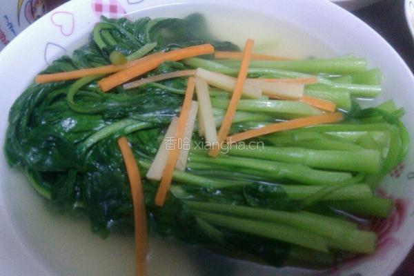 盐水菜心的做法图解5