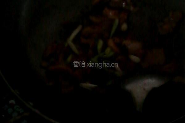 五花肉炒包菜的做法图解4