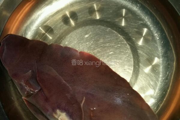 熘肝尖的做法图解1