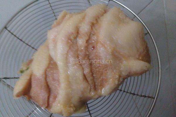 葱烧猪劲肉的做法图解4