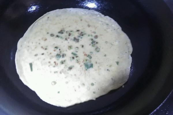 小葱鸡蛋饼的做法图解3