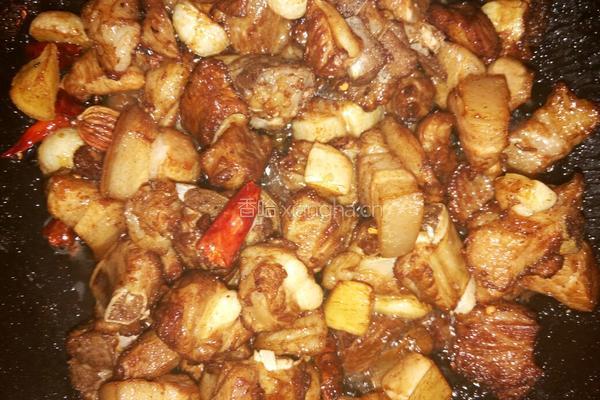 土豆烧排骨的做法图解4