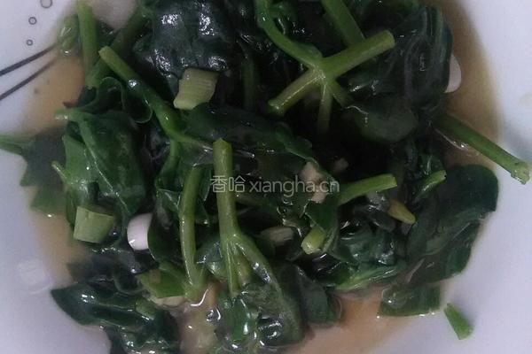 清炒穿心连的做法图解3