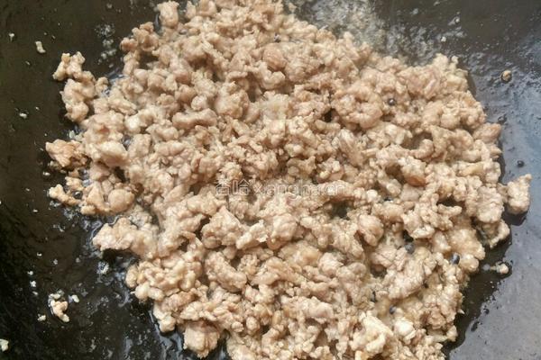 自制酸豆角炒肉末的做法图解5