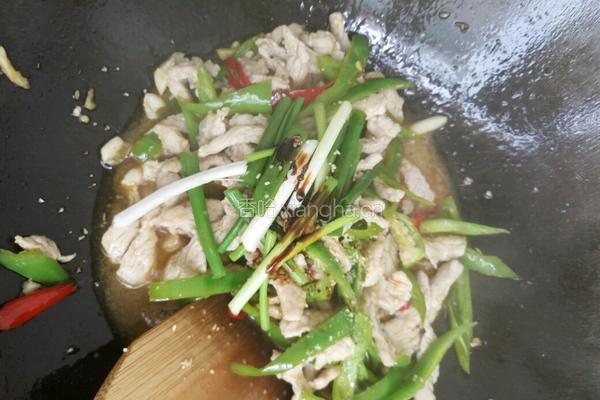青椒肉丝的做法图解5