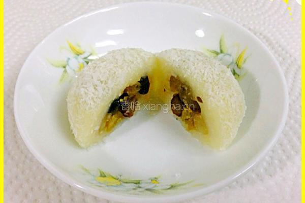蜜豆椰蓉糯米糍的做法图解8