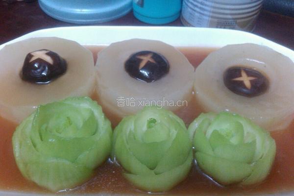 香菇扣瓜甫的做法图解6