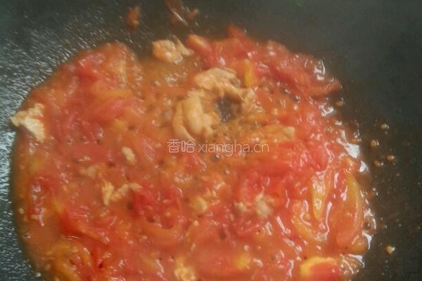 番茄煨豆腐炸的做法图解4