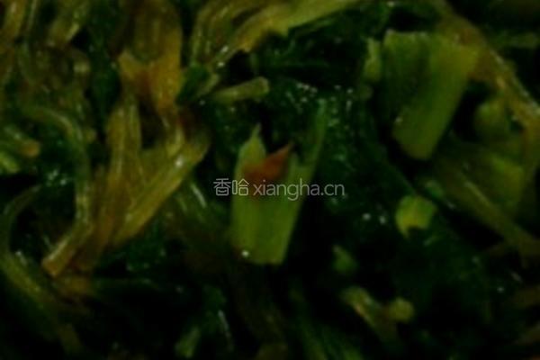 小白菜粉条的做法图解4