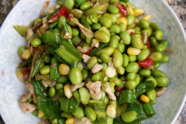 炒青豆的做法图解7
