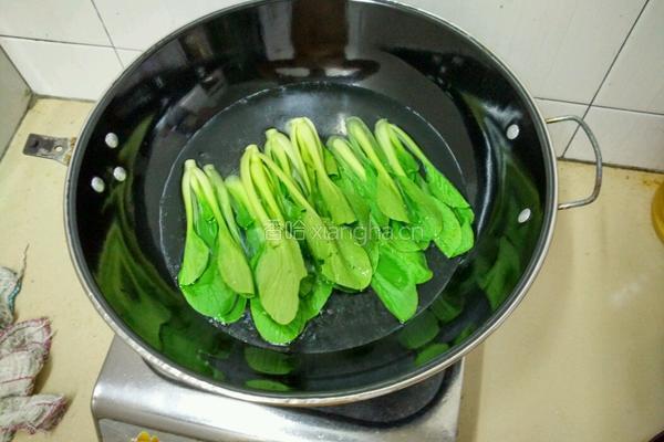 水涝上海青的做法图解2
