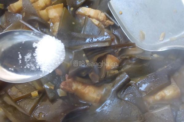 酱烧海带的做法图解11