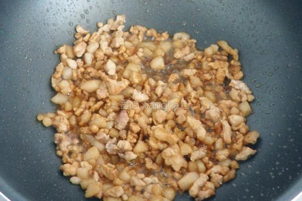 肉丁炒豇豆的做法图解5