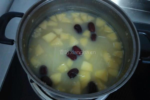 小米红枣苹果粥的做法图解6