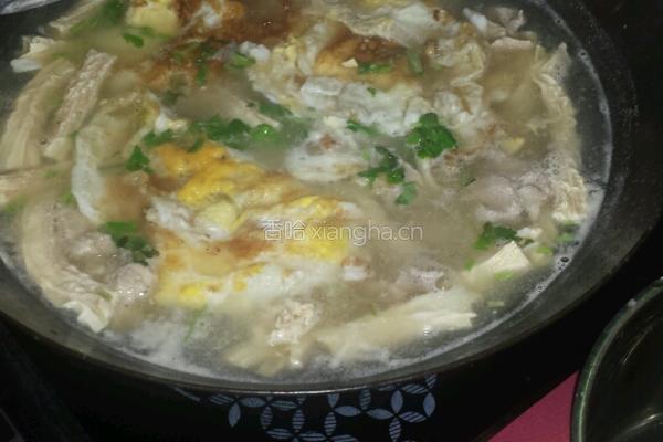 腐竹鸡蛋瘦肉汤的做法图解7