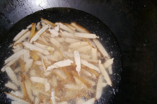豆干肉片的做法图解2