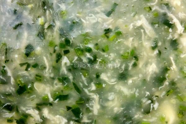  菠菜鸡蛋粥的做法图解6