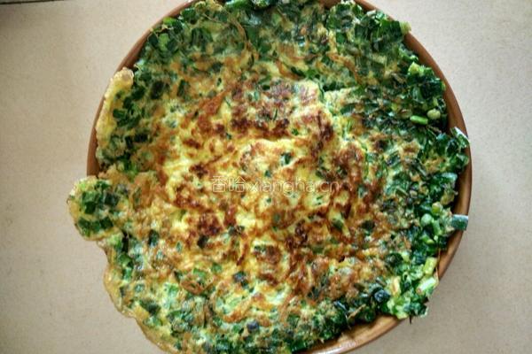 韭菜鸡蛋饼的做法图解5