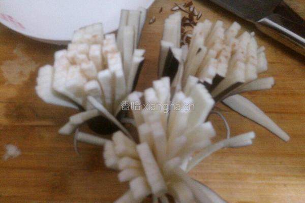 菊花茄子的做法图解5