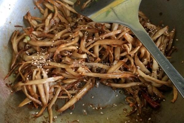 干煸杏鲍菇的做法图解6